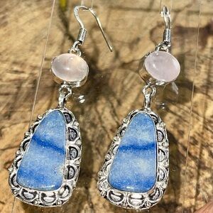 Blue Aventurine “Mental Healer” Earrings 2